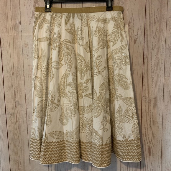 New a.n.a. A-line Swing Skirt Embellished 8 Petite - Picture 5 of 5